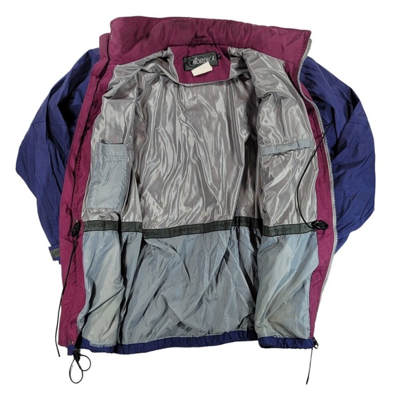 Nordica Syntech Full Zip Ski Jacket Adult Size L Multicolor Hooded Winter Coat - Picture 2 of 11